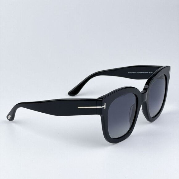 Tom Ford FT0613/S 01D BEATRIX-02 BRAND NEW Sunglasses Black Polarized Women - Picture 6 of 11
